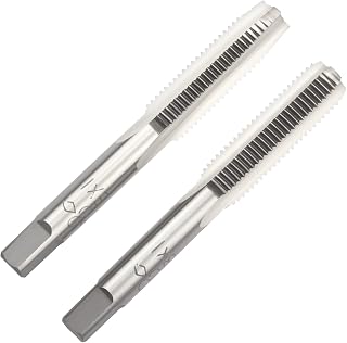 Aceteel M8 X 1.25 Metric Hand Tap, Right Hand M8 X 1.25mm Threading Hand Tap 1Pair