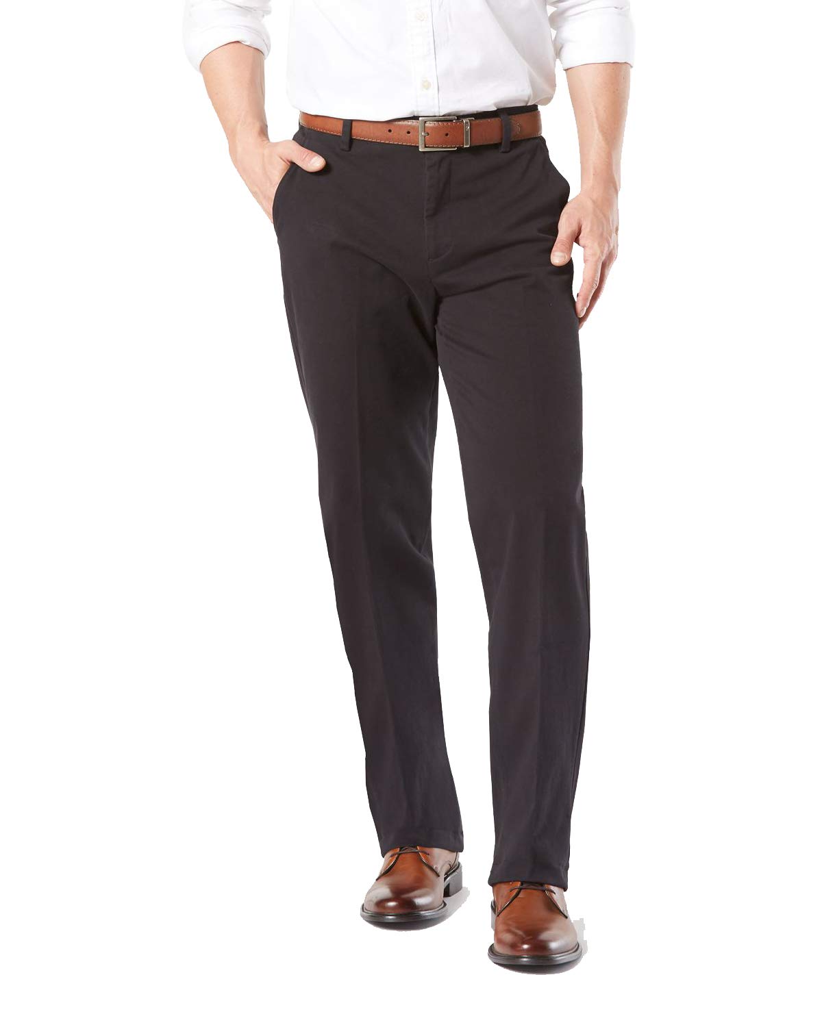 DOCKERS Classic Fit Workday Khaki Smart 360 Flex Men's Trousers (Standard and Bi