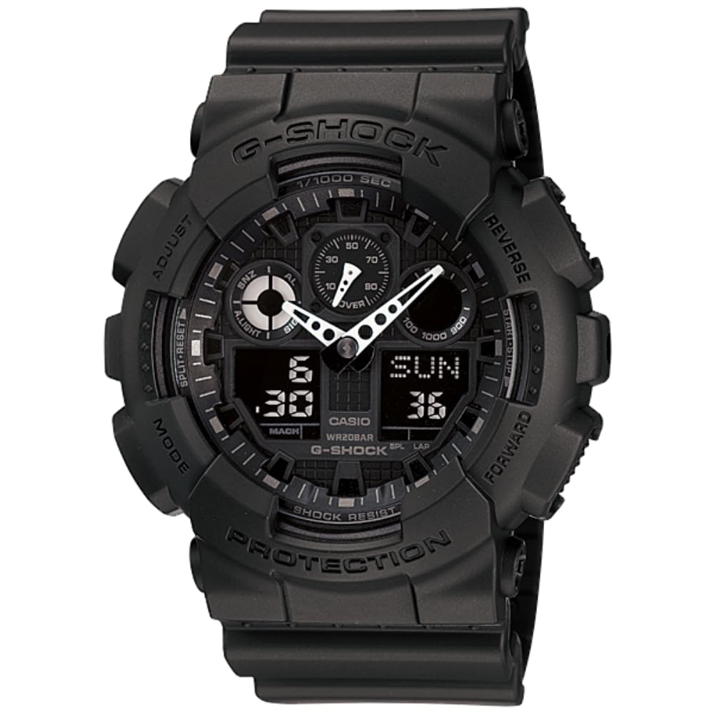 Casio G-Shock GA100-1A1 | Men's Tough Analog-Digital Watch | 200M Water Resistan