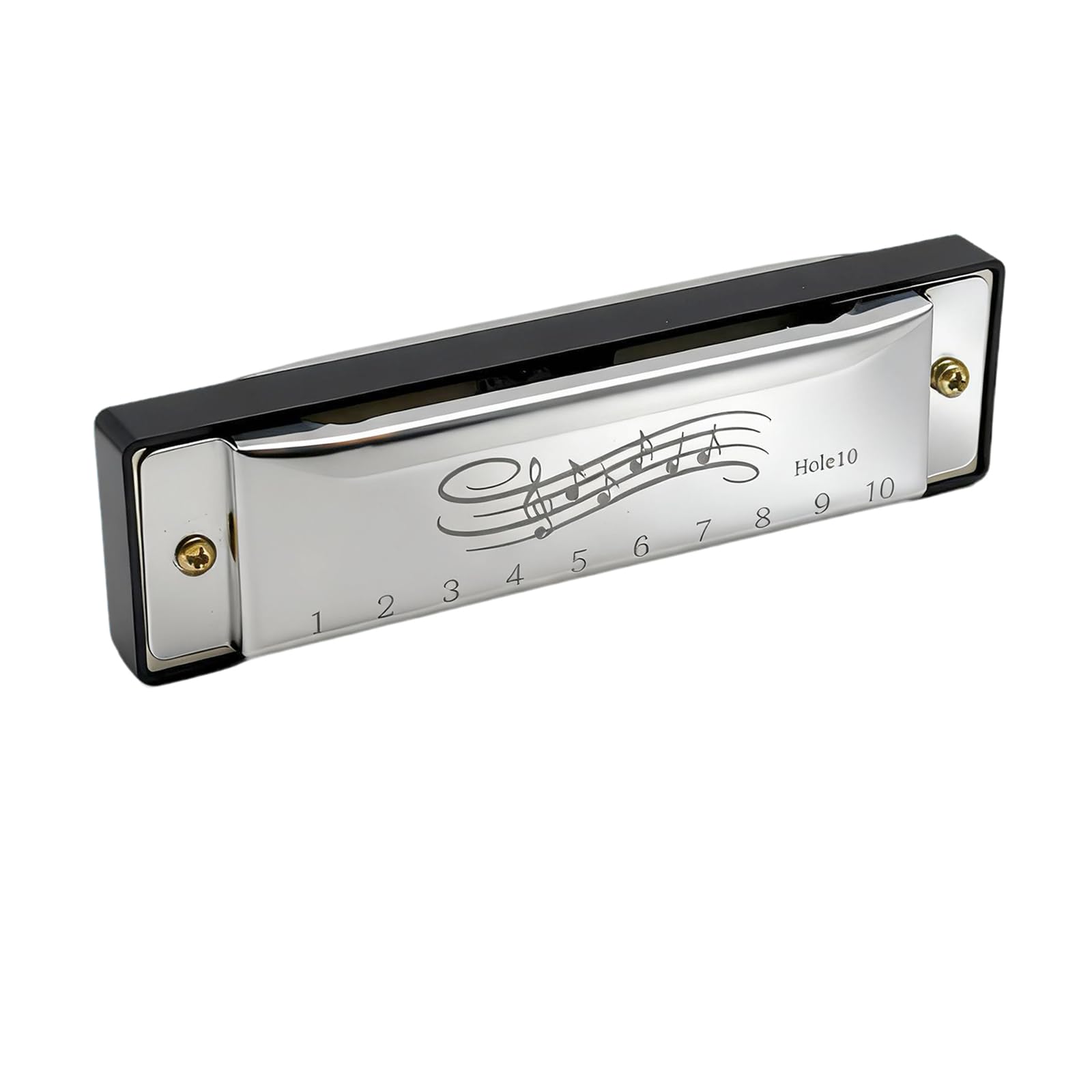 10-Hole 20-Tone Stainless Steel Harmonica in C for Beginners | key of C harmonic