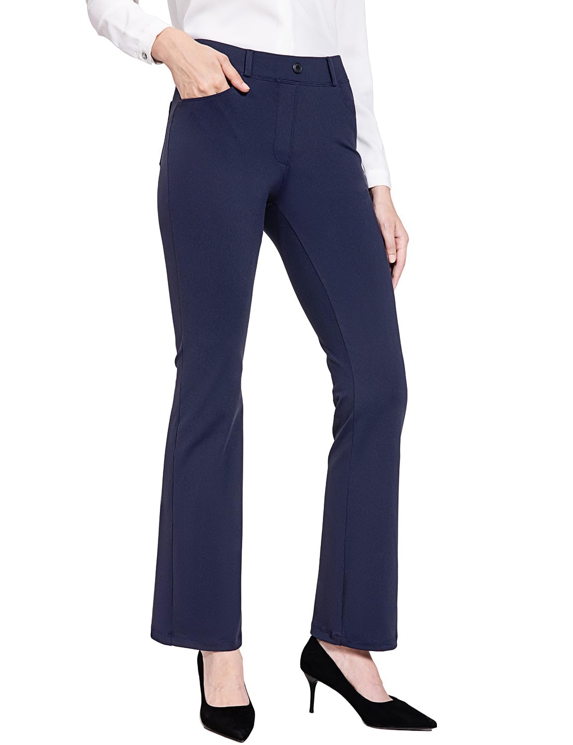 baleaf Women's 29"/31" Yoga Dress Pants Work Travel Slacks with 4 Pockets