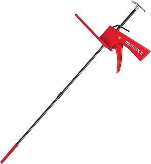 BILITOOLS Brake/Gas/Throttle Pedal Depressor Tool, 28-Inch Adjustable | One-Person Testing. Pistol-Grip Trigger, Rubberized Non-Slip Foot. Hooks Under Seat or Steering Wheel. For Brake Testing