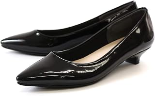 [Net Net] AmiAmi Beauty Leg Pointed Toe Low Heels Pumps - black -