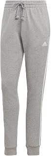 adidas Essentials - French Terry Pants with 3-Stripes Cuffs - Women's Trousers
