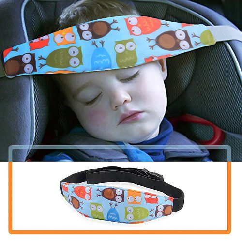 Head Support for Stroller Car Seat - Head Band Strap Headrest for Sleeping Trave