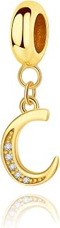 1Pc 925 Silver Fashionable letter silver Charm Bead Fit for Women DIY Jewelry Making And Daily Outfit Matching Jewelry Decoration For Women Gift For Mom（A）
