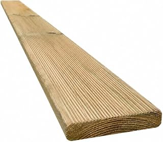 Snowdon Timber, Treated Reject Decking Board, 10 Pack, (L) 2.4m x (W) 119mm x (T) 21mm, Garden and Outdoor Timber Deck
