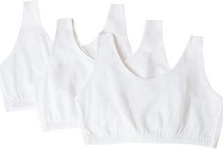 Fruit of the Loom Women's Tank Style Sports Bra Built in Sports Bra (Pack of 6)