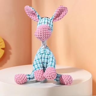 2025 UPGRADED DOG PLUSH - Small Pet Supplies for Attack Chewing, Squishy Plush Tool Blue