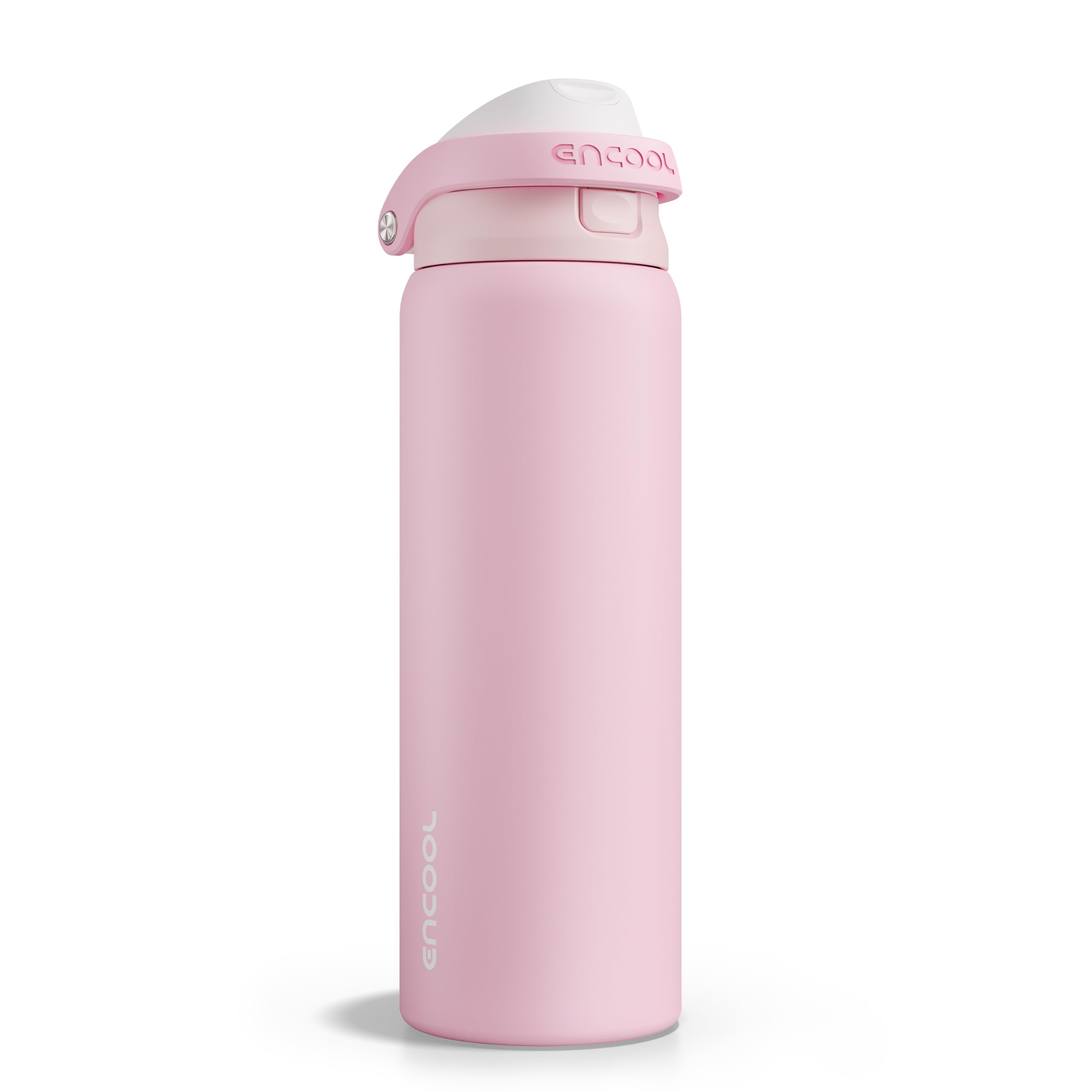 ENCOOL Leakproof Insulated Water Bottle with Straw Dual-Sip Water Bottle Bag-Saf