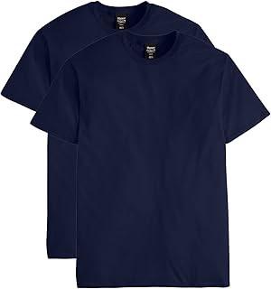 Hanes Nano Premium Cotton Men's T-Shirt (Pack of 2)