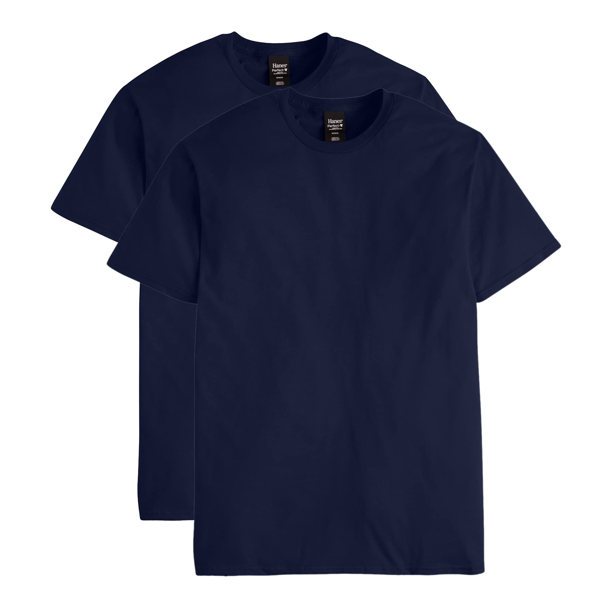 Hanes Nano Premium Cotton Men's T-Shirt (Pack of 2)