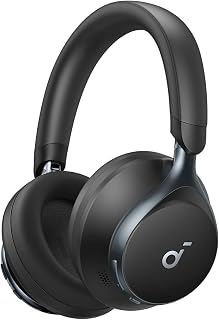 Soundcore Anker ANC Over-Ear Headphones(Renewed) | Active Noise Cancelling, Comfortable Fit, Bluetooth, 40H ANC Playtime, App Control, LDAC Hi-Res, 3 Mics with AI, Travel-Ready