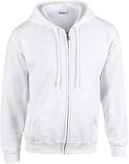 GILDAN Heavy Blend Unisex Adult Full Zip Hooded Sweatshirt Top