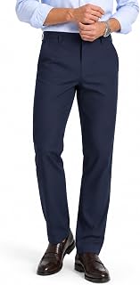 SNOWTEN Mens Classic Fit Golf Pants Stretch Dress Pants 30''/32''/34'' Lightweight Casual Suit Pants with Pockets