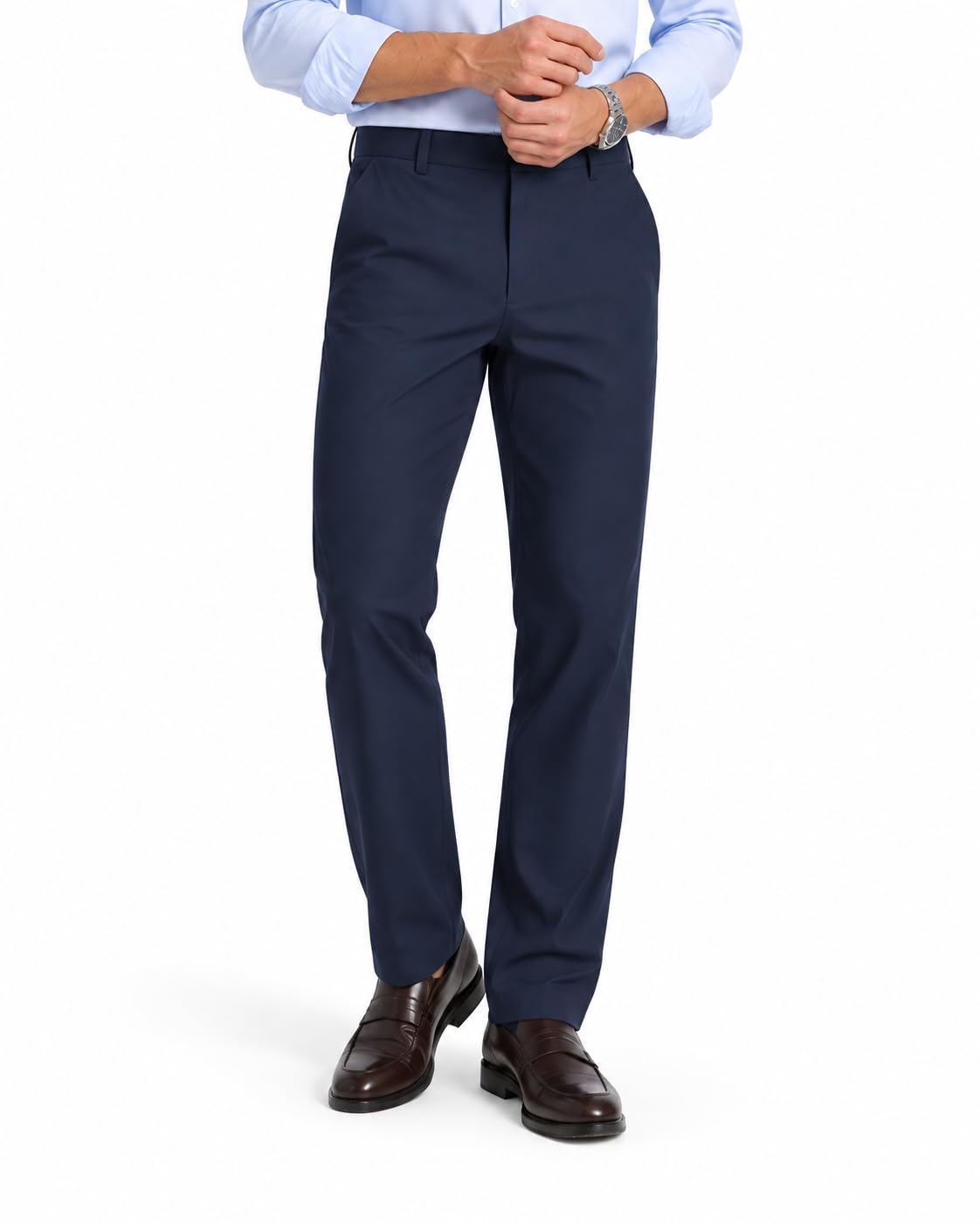 SNOWTEN Mens Classic Fit Golf Pants Stretch Dress Pants 30''/32''/34'' Lightweig