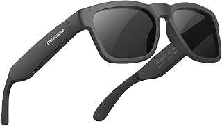 OhO Open Ear Smart Glasses, UV400 Z87.1 Lightweight Bluetooth Sunglasses | Up to 10H Playtime, Hands-Free Calling, Music Playback, Voice Control, Polarized Lens, Unisex for Daily Wear & Outdoor Sports