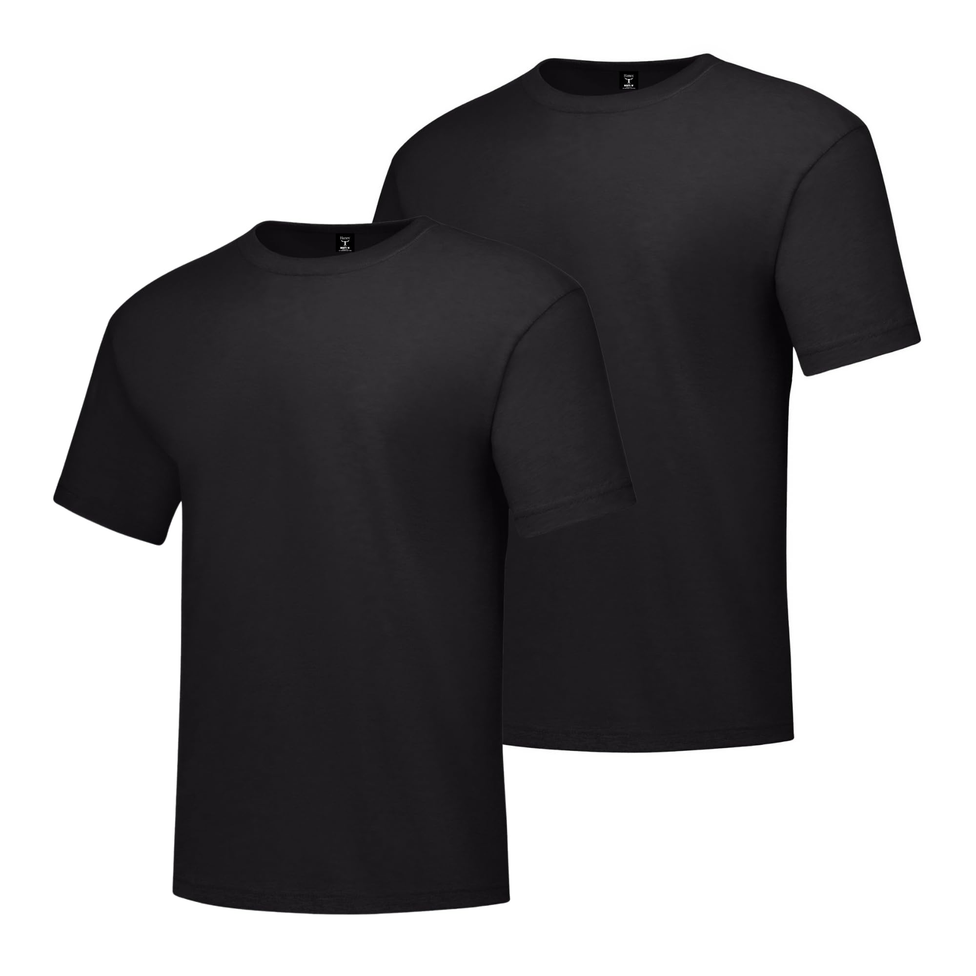 Hanes Men's Beefy-T T-Shirt, Heavyweight Cotton T-Shirts for Men, 1 or 2 Pack, M