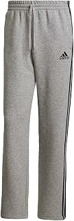 adidas Essentials 3-Stripes Fleece Open Hem Pants - Men's Sports Trousers