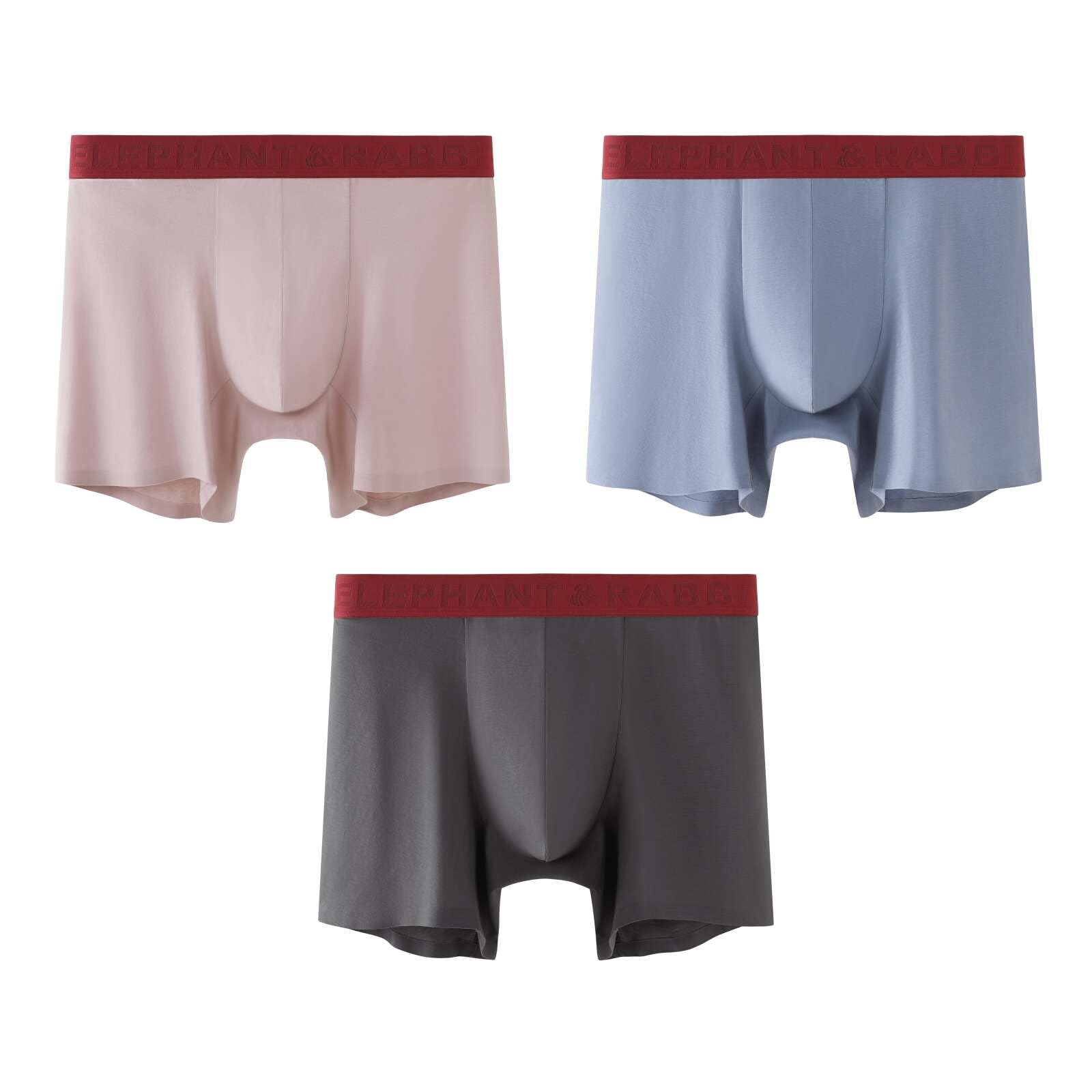 ELEPHANT&RABBIT 80S Ultra-Lightweight High Thread Count Cotton Men's Underwear B