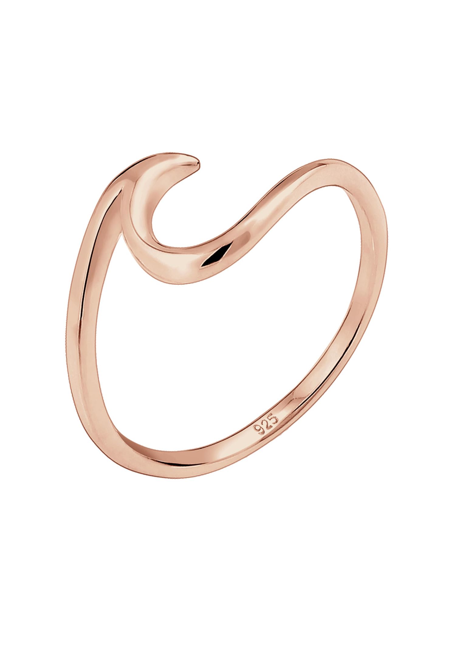 Elli Ring Women Wave Optics Trend in 925 Sterling Silver