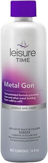 Leisure Time D, Metal Gon for Spas and Hot Tubs, 16 Ounce | Powerful Water Treatment Solution; Concentrated formula prevents iron and other metal buildup; Long Lasting