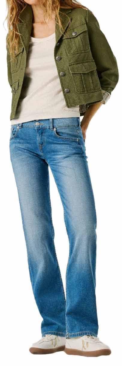 Pepe Jeans Straight Jeans LW Venus - Women's Straight Jeans