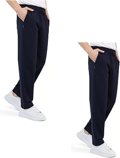 Comeor Tracksuit Bottoms, Cotton, Men’s Long Sports Trousers, Jogger, Training Trousers, Men’s Relaxing Trousers
