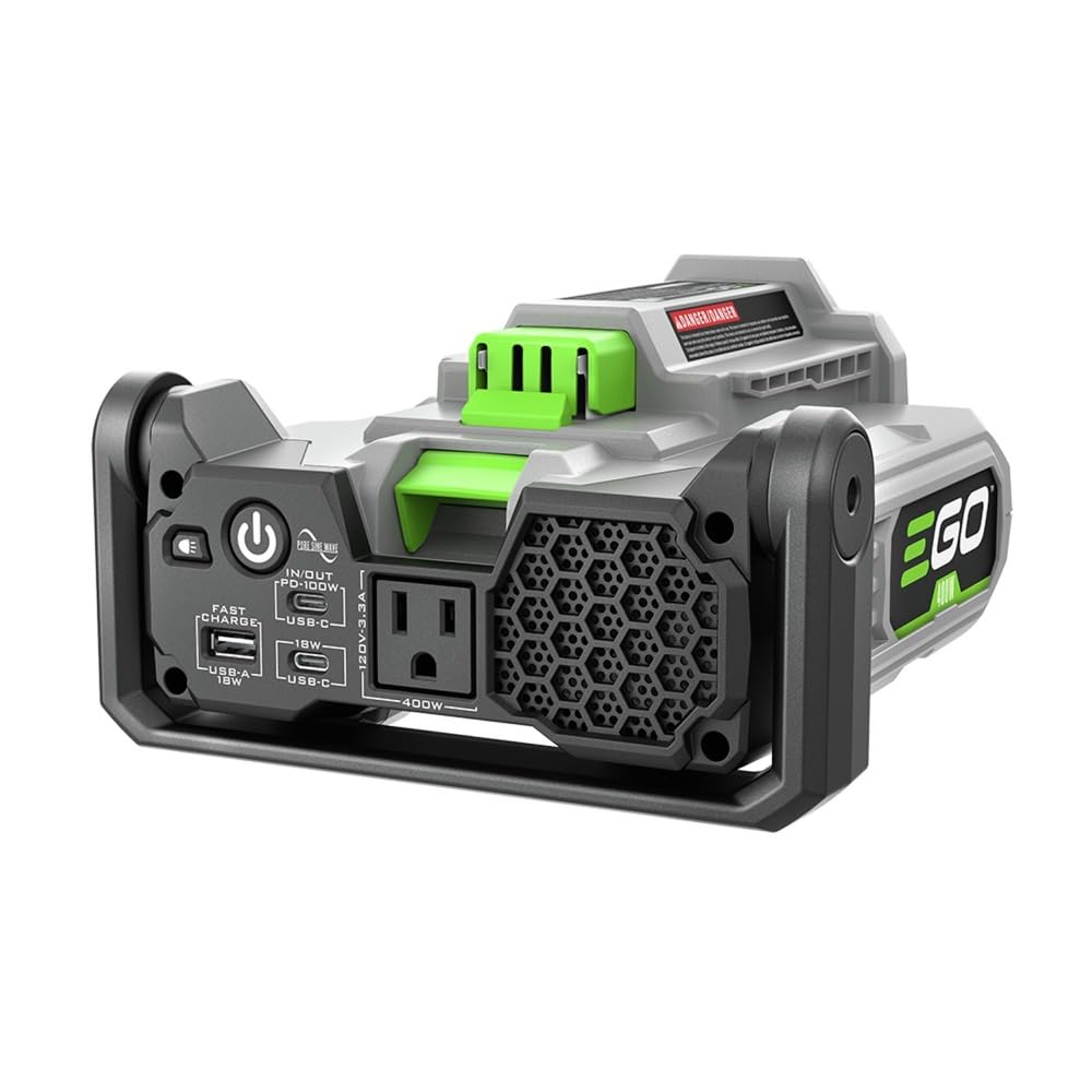 Ego Power+ Nexus Escape 400 Watt Lithium-Ion Battery Portable Inverter (Bare Too