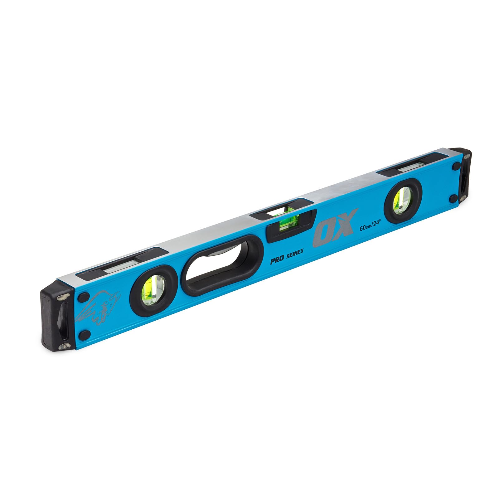 OX Pro Bubble Level 600mm - Aluminium, Double View Vials, Magnetic