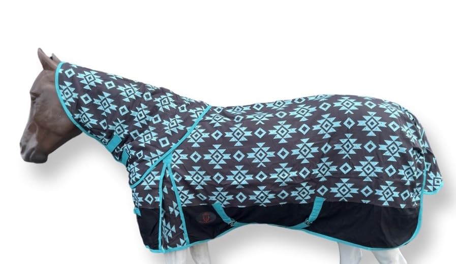 1200Denier 300GSM Fill Winter Blanket with Detachable Hood | Horse Turnout Blank