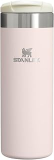 Stanley 1913 Aerolight Transit Travel Mug 0.47L - Keeps 6 Hours Hot - 8 Hours Cold - Dishwasher Safe - Leakproof - Car Cup Holder Compatible - Insulated Coffee Cup - Rose Quartz