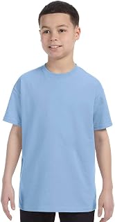Gildan Boys 5.3オンスヘビーコットンTシャツ( g500b ) US サイズ: XS カラー: ブルー