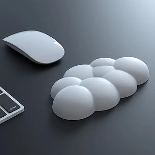 Wrist Rest Cloud Wrist Rest Pad with Memory Foam Non-Slip Base Ergonomic Design for Home Office Computer Laptop Gaming