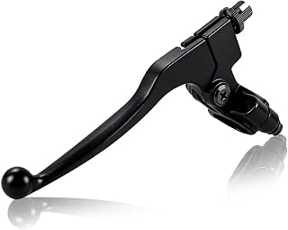 FLYPIG Left 7/8" 22mm Clutch Brake Lever Perch for Honda XR50 XR70 XR80 XR100 XR200 CRF50 CRF70 CRF100 CRF110 CRF150 Yamah YZ85 YZ80 TTR 90 110 250 Roketa Baja Pit Dirt Bike Clutch Brake Handle Lever
