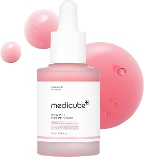 medicube PDRN Pink Peptide Serum with Salmon DNA | Niacinamide Peptide Serum for Hydration and Firmer Looking Skin, Improves Skin Tone, 1 fl oz
