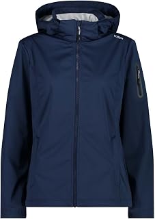 CMP Women's Softshell Jacket in Light with Removable Hood Softshell Jacket
