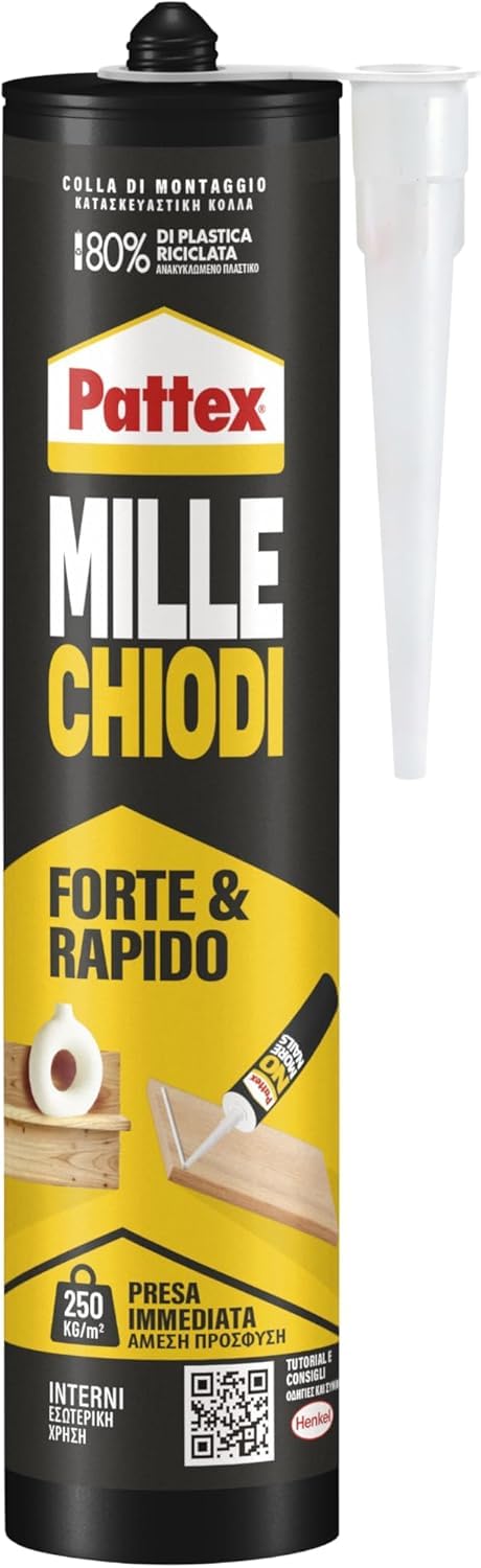 Pattex Millechiodi Forte & Rapido White Interior Sticker, 400 g