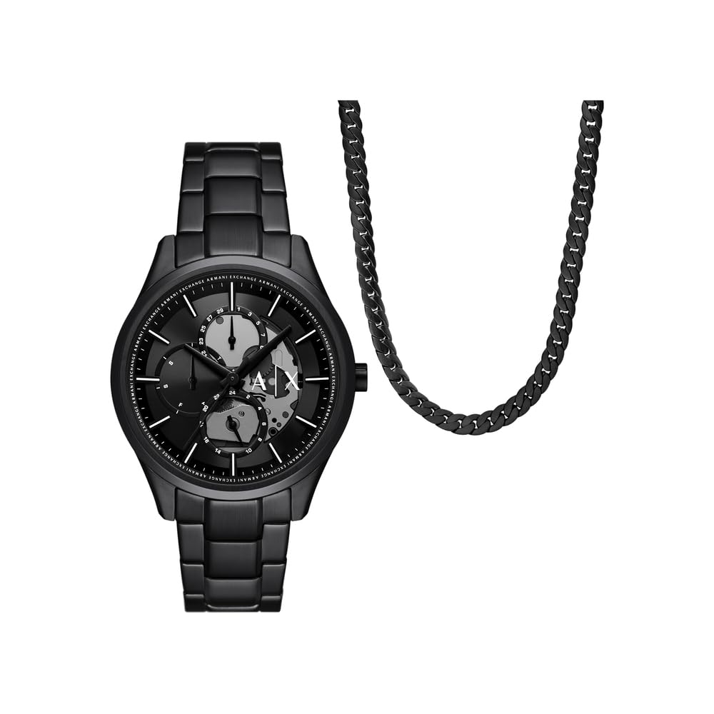 Armani Exchange Men's Watch, Multifunction Quartz Movement and 42 mm Case with S