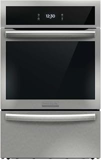 Frigidaire Gallery 24 in. Single Gas Built-in Wall Oven with Air Fry Self-Cleaning in Stainless Steel GCWG2438AF