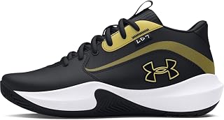Under Armour GS Lockdown 7 Basketball Shoes EU 38 1/2, Black, 38.5 EU