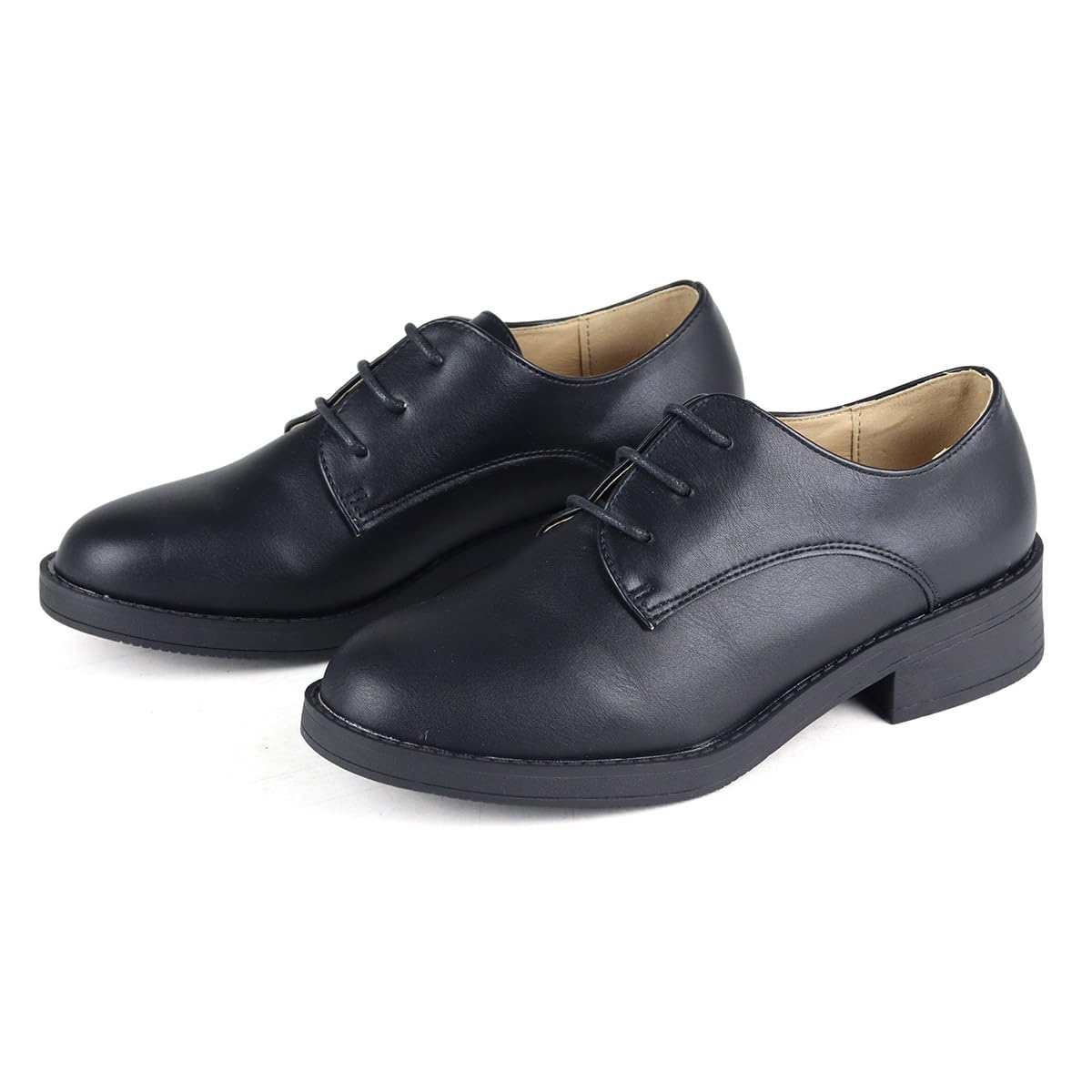 AAA+Feminine Women's 3570 Lace Up Shoes, Oxford, 1.4 inch (3.5 cm) Heel, Low Hee