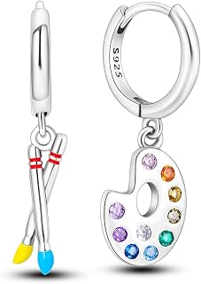 925 Sterling Silver Dangle Drop Earring for woman Boho vintage Earring