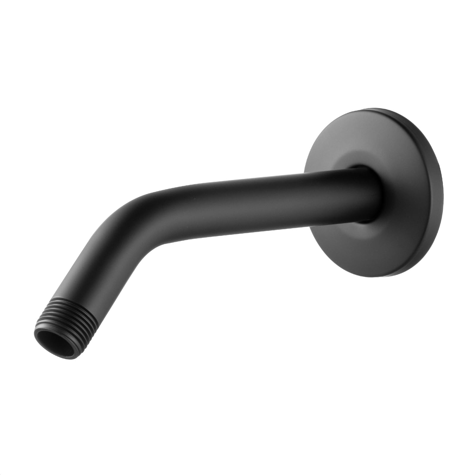 OFFO Shower Arm with Flange, 6-Inch Wall Mount Replacement Angle Shower Head Arm