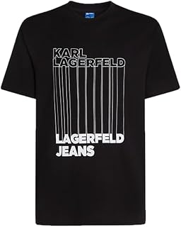 Karl Lagerfeld Jeans Uomo Regular Barcode T-Shirt