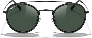 MERRY'S Double Bridge Round Polarized Sunglasses For Women Men S8647