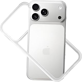 KUGEW for iPhone 18 Pro/17 Pro Bumper Case Clear with Camera Cover, Compatible with MagSafe, Slim Fit No Back Design Soft TPU Bumper Frame Shockproof Excellent Heat Dissipation (Clear)