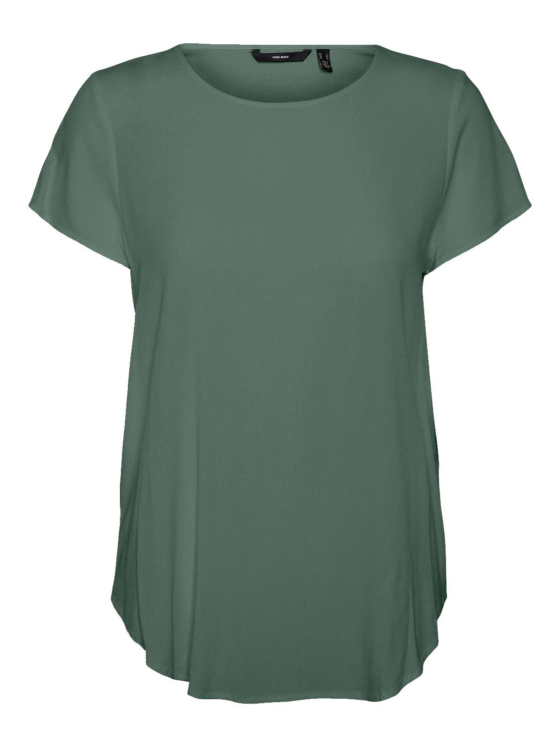 VERO MODA Women's Vmbecca Plain SS Top Ga Noos T-Shirt
