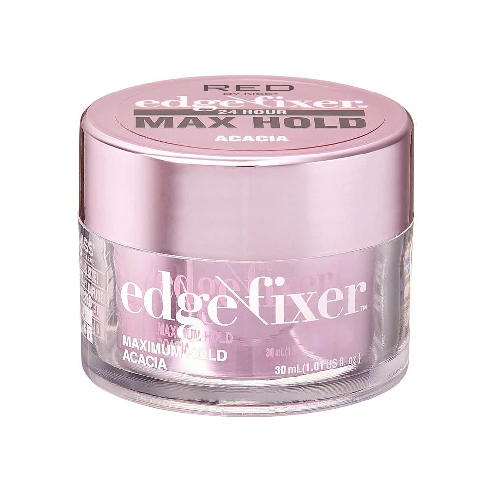 Red by Kiss Edge Fixer 24 Hour Maximum Hold Edge Wax No Flaking Biotin B7 Infuse