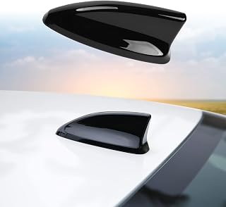 Thenice Car Antenna Shark Fin Cover for Honda Civic 2022-2026 -Black | Compatible with Honda Accord CR-V 2023-2026 11th Gen Civic Exterior Antenna Topper Decoration Accessories, piano black